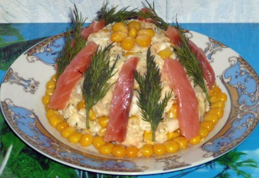  Салат з лососем