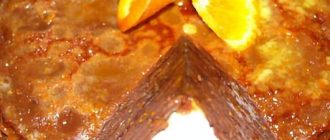 Шоколадно-апельсиновий торт з млинців
