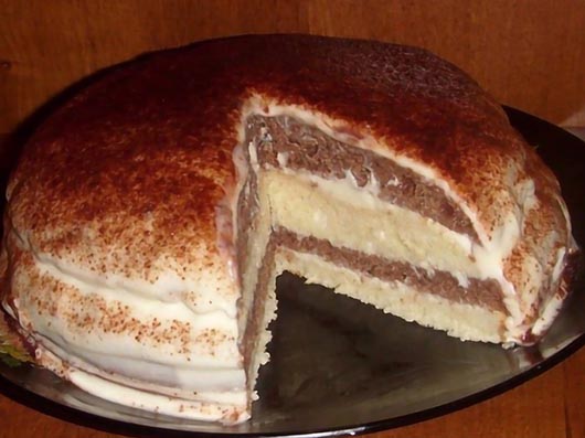 Торт на кефірі